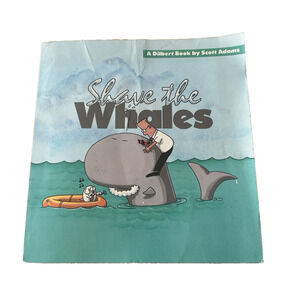 A Dilbert Book By Scott Adams, Save the Whales, PB, 1996 9th print Universal VTG